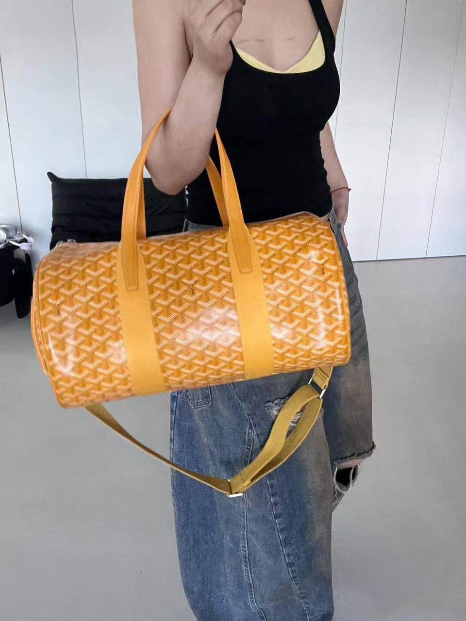 GOYARD TRAVELING BAG
 GOOD QUALITY 
120 dhs🪙🖤
40CM

Zain39
♥️♥️♥️