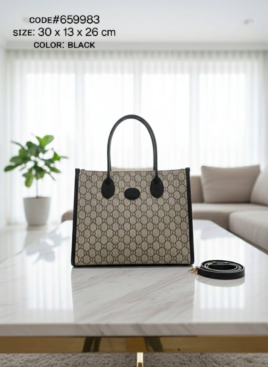 GUCCI ɢɢ sᴜᴘʀᴇᴍᴇ
ᴛᴏᴘ ʜᴀɴᴅʟᴇ ᴛᴏᴛᴇʙᴀɢ
ᴄᴏᴀᴛᴇᴅ ᴄᴀɴᴠᴀs ʟᴇᴀᴛʜᴇʀ ᴛʀɪᴍ
ɢᴏʟᴅ ʜᴀʀᴅᴡᴀʀᴇ
ᴡɪᴛʜ ʟᴏɴɢ ʙᴇʟᴛ sᴛʀᴀᴘ
sɪᴢᴇ : 30 ᴄm

100 dhs💓

Zain31
♥️♥️♥️
