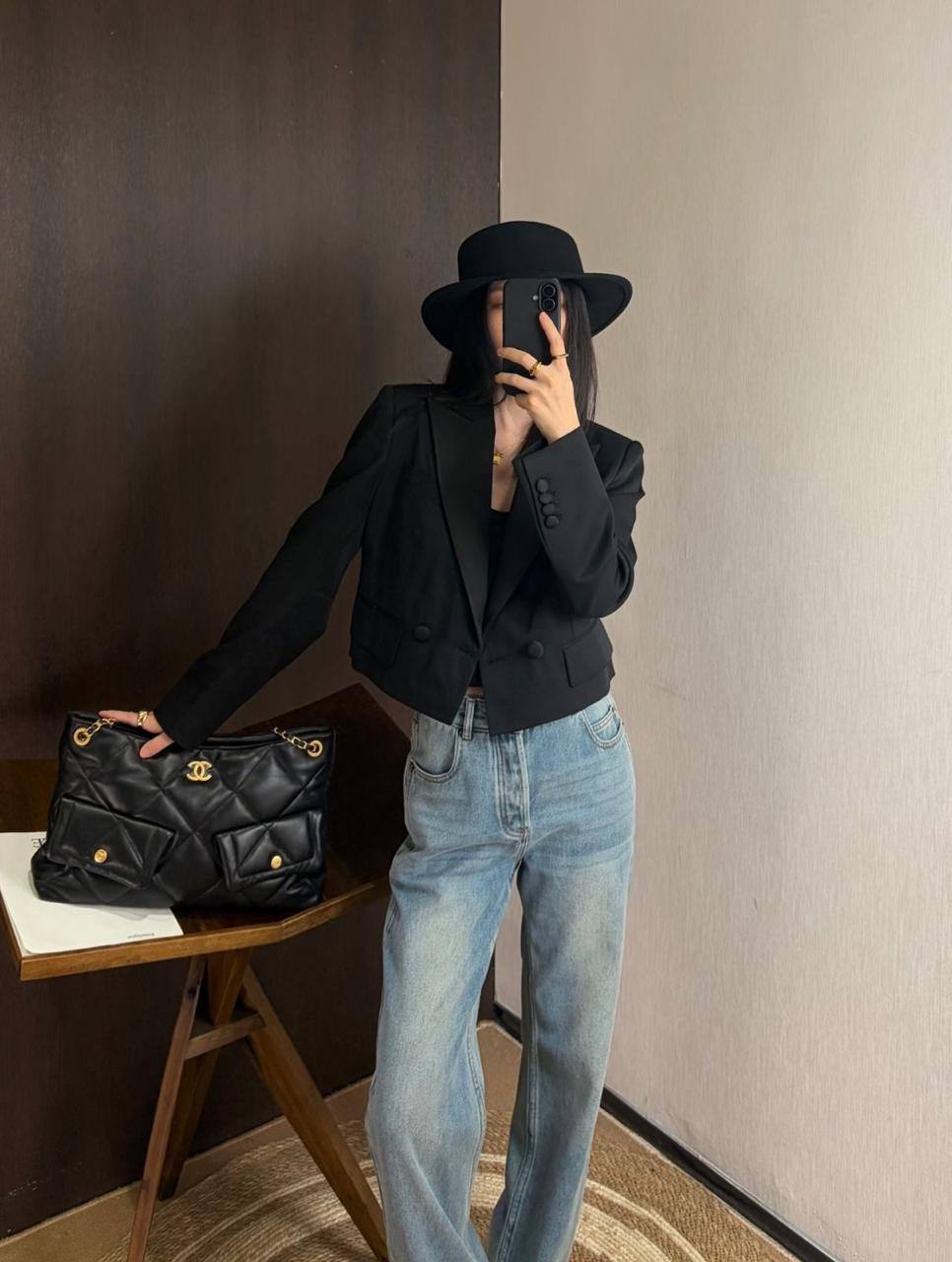 CHANEL NEW CAME 
HIGH QUALITY 
110 dhs🇦🇪🇦🇪
Size:38cm

Zain295
♥️♥️♥️