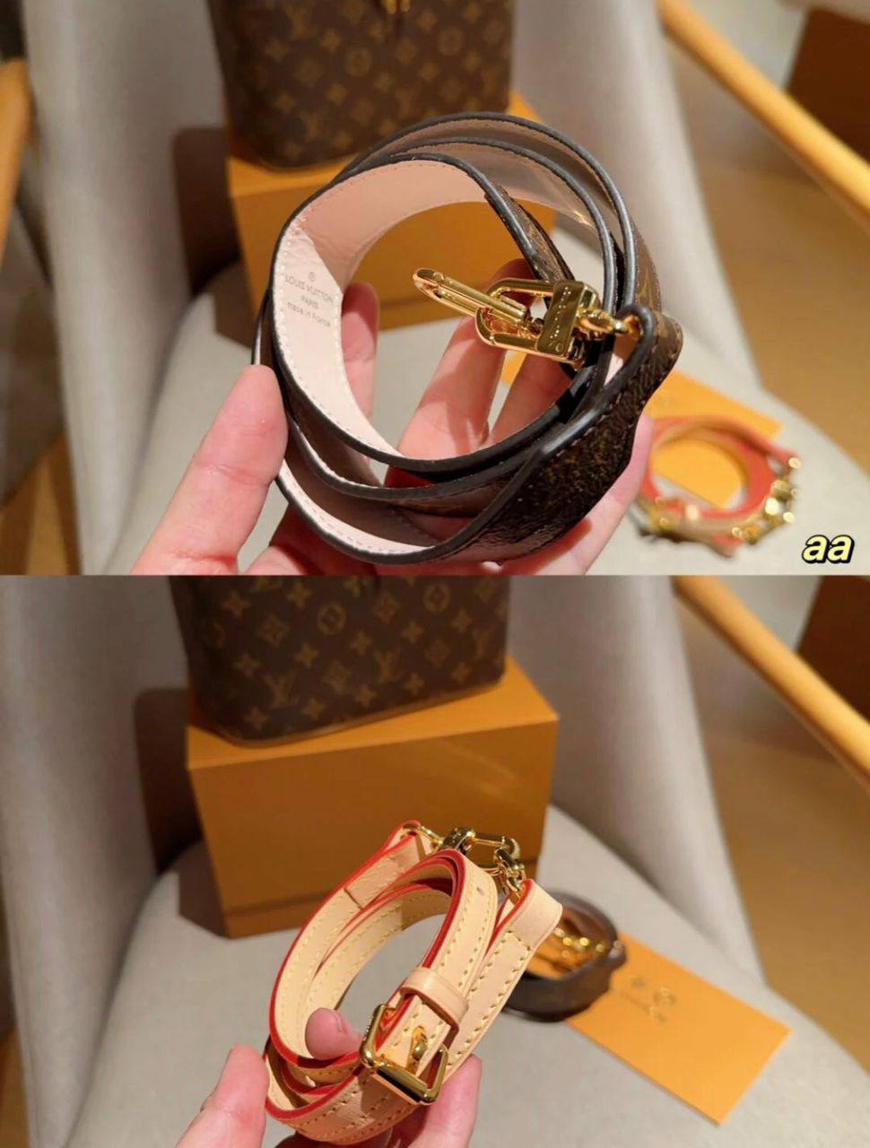 LV

Set of 3 pcs 290 dhs🪙🌨️
big  110 dhs🪙🌨️
size 35×9×19cm

medium 100 dhs🪙🌨️
size 22×8.5×14cm

small  95 dhs🪙🌨️
size 17×8.5×9.5cm
with box
🎁🎁🎁

Zain213
♥️♥️♥️