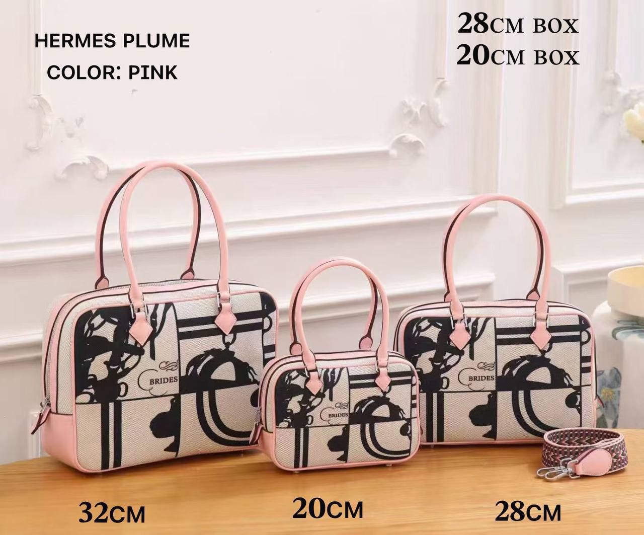 Hermes ᴘʟᴜᴍᴇ 𝟑𝟐
ʜᴀɴᴅʙᴀɢ/sᴛʀᴀᴘ
ʟᴇᴀᴛʜᴇʀ:
size ᴄʜᴇᴄᴋ!!!!
 sɪᴢᴇ: 𝟑𝟐ᴄᴍ-120 dhs✅ ᴘᴀᴘᴇʀ ʙᴀɢ
 sɪᴢᴇ: 𝟐𝟖ᴄᴍ-120 dhs✅ ʙᴏx
 sɪᴢᴇ: 𝟐𝟎ᴄᴍ-120 dhs✅ ʙᴏx


Zain56
♥️♥️♥️