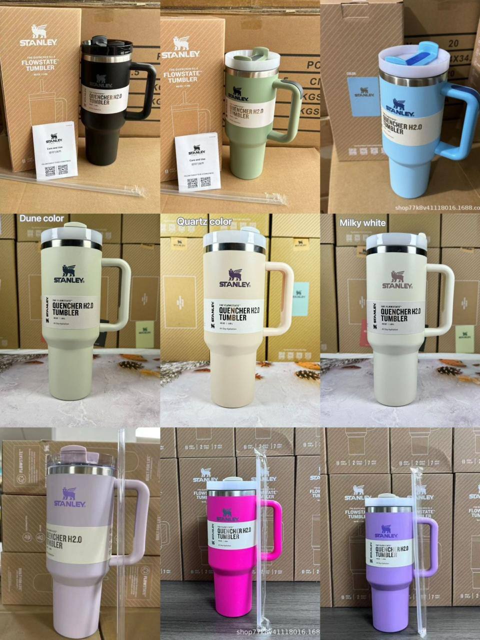 Stanley Coffee vacuum Cup 
Normal Quality 
Size ： 27 * 10 cm
60 dhs🪙💚
with box 🎁

Zain115
♥️♥️♥️