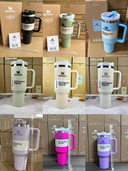 Stanley Coffee vacuum Cup 
Normal Quality 
Size ： 27 * 10 cm
60 dhs🪙💚
with box 🎁

Zain115
♥️♥️♥️