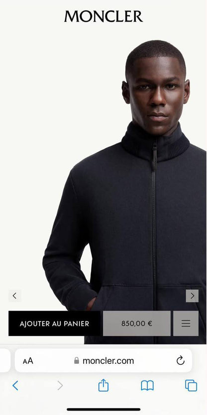 MONCLER❣️
SUPER MASTER QUALITY ✨
SIZE :S M L XL XXL
630 dhs🇦🇪🇦🇪🇦🇪

Zain327
♥️♥️♥️