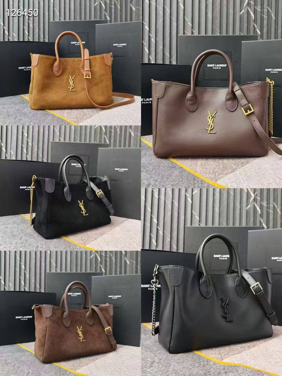 YSL
110 dhs❣️
SIZE：36×22×5cm
Good quality

Zain35
♥️♥️♥️