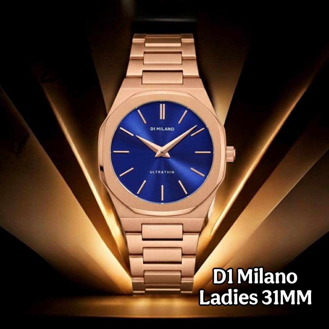 D1 Milano 
For Ladies Good Quality 
31MM 
250 dhs🪙🌨️

Zain59
♥️♥️♥️