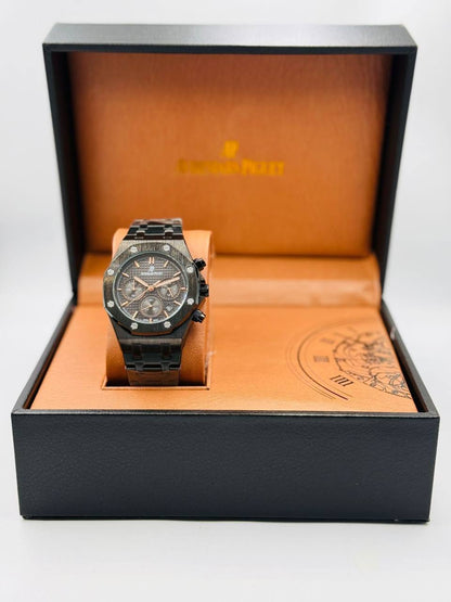 AP Men 
offer price 
70 dhs✅
*Chronograph working*

Zain08
♥️♥️♥️
