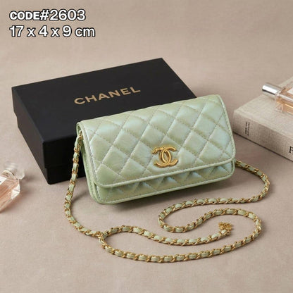 Chanel PHONE
ᴄʀᴏss ʙᴀɢ
ғʟᴀᴘ ʟᴀᴍʙsᴋɪɴ ʟᴇᴀᴛʜᴇʀ
ᴄʜᴀɴᴇʟ ʟᴏɢᴏ ᴀᴅᴊᴜsᴛᴀʙʟᴇ
ғᴏʀ ᴄʜᴀɪɴ ɢᴏʟᴅ sᴛʀᴀᴘ
sɪᴢᴇ : 17 cm
ᴡɪᴛʜ BOX

75 dhs🇦🇪🇦🇪

Zain31
♥️♥️♥️