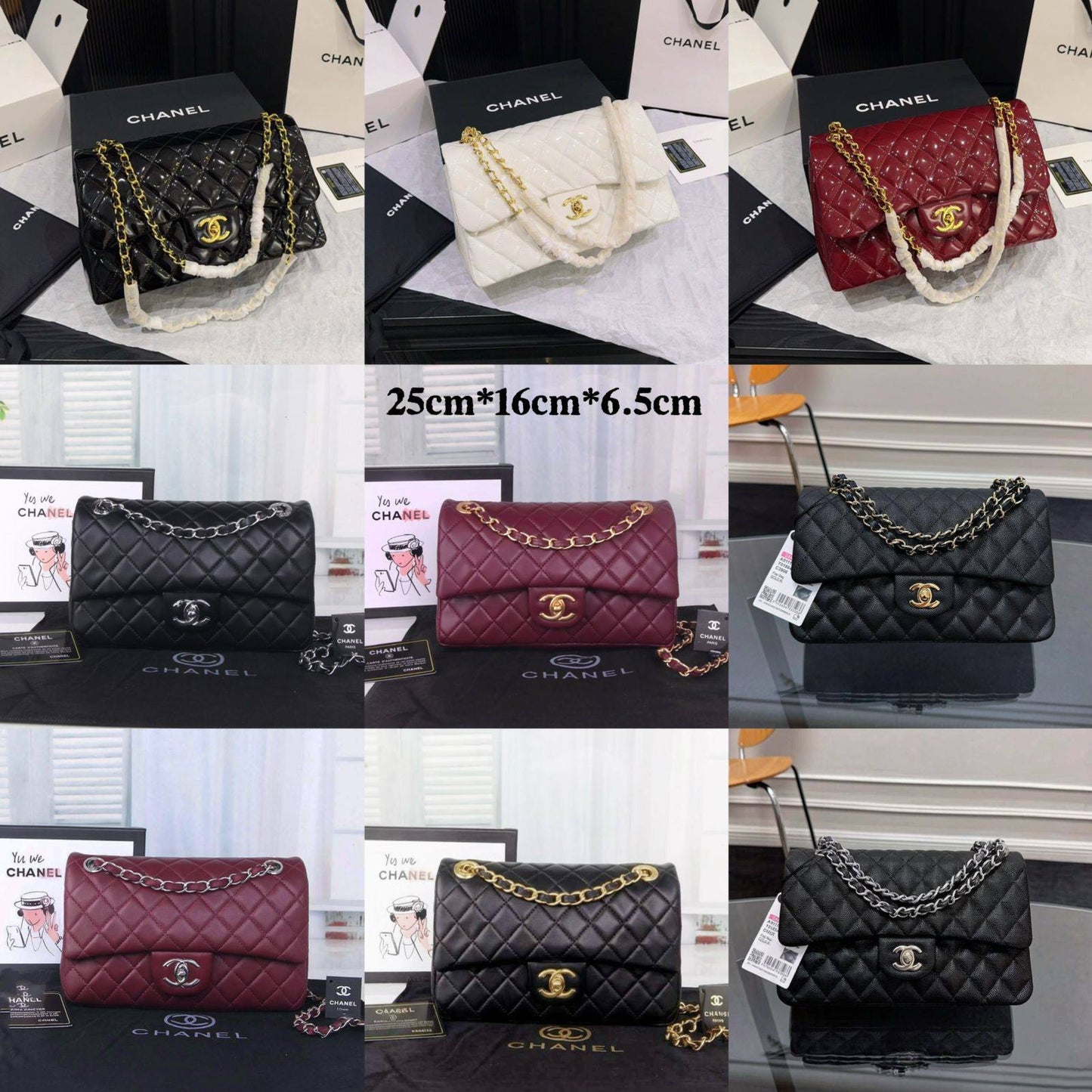 CHANEL 

NEW CAME GOOD QUALITY 
WITH BOX 
🎁🎁🎁

120 dhs👑
Size:25cm

Zain39
♥️♥️♥️