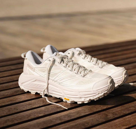 Hoka One One Mafate Speed 2 White Lunar Rock，
Size 36-45 ，
240 dhs✅

Zain18
♥️♥️♥️