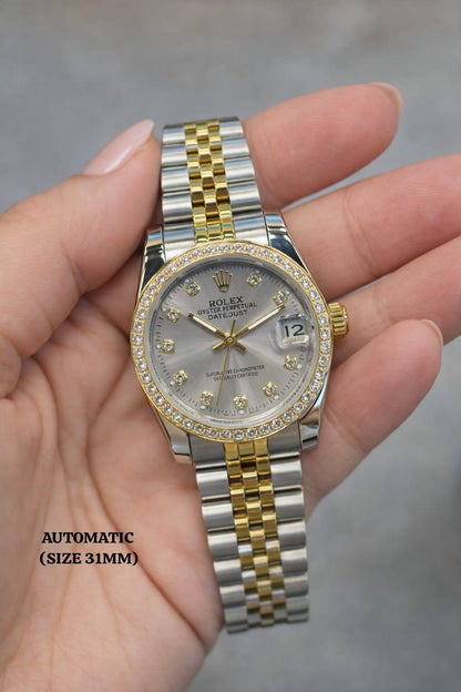 Rolex watch for ladies good quality automatic 
230 dhs❣️
size 31mm

Zain59
♥️♥️♥️