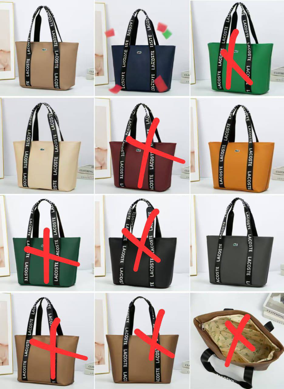 LACOSTE BAG 
40 dhs🌺

Zain40
♥️♥️♥️
