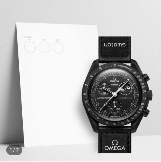 OMEGA SWATCH 
60 dhs🪙🖤

Zain58
♥️♥️♥️