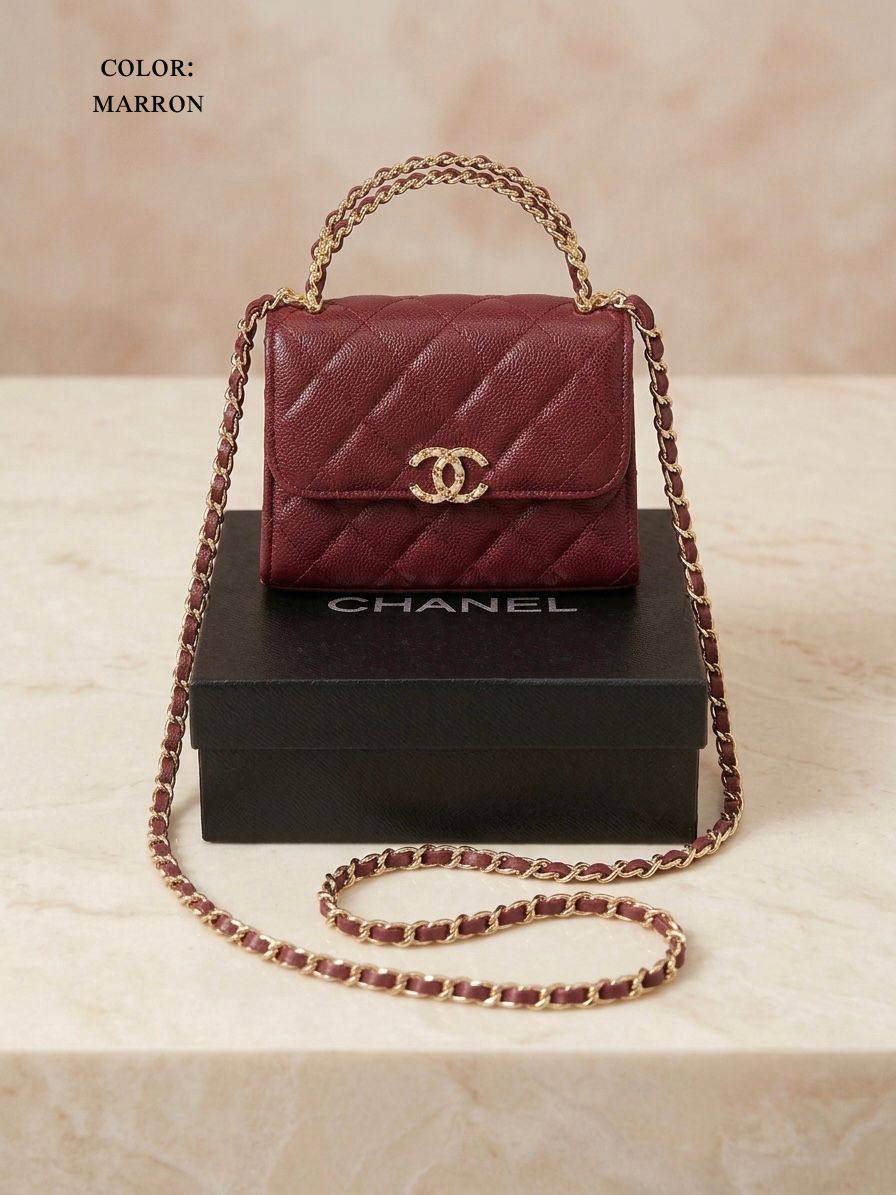 Chanel ᴍɪɴɪ ᴄʟᴜᴛᴄʜ ʙᴀɢ
ᴛᴏᴘ ʜᴀɴᴅʟᴇ ɢᴏʟᴅᴄʜᴀɪɴ
ᴡɪᴛʜʙᴏx
ϙᴜᴀʟɪᴛʏ: ᴄᴀᴠɪᴀʀ
sɪᴢᴇ:𝟏𝟓ᴄᴍ
95 dhs💓

Zain56
♥️♥️♥️