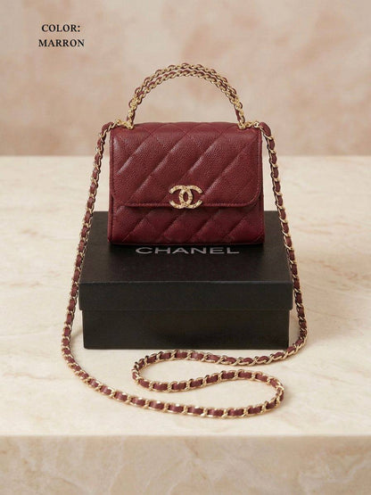 Chanel ᴍɪɴɪ ᴄʟᴜᴛᴄʜ ʙᴀɢ
ᴛᴏᴘ ʜᴀɴᴅʟᴇ ɢᴏʟᴅᴄʜᴀɪɴ
ᴡɪᴛʜʙᴏx
ϙᴜᴀʟɪᴛʏ: ᴄᴀᴠɪᴀʀ
sɪᴢᴇ:𝟏𝟓ᴄᴍ
95 dhs💓

Zain56
♥️♥️♥️