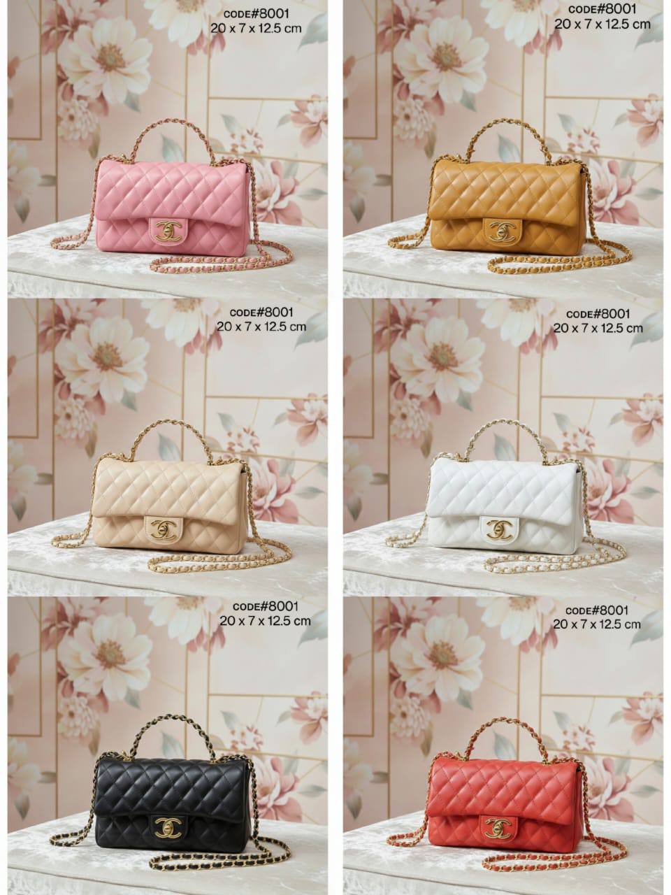 CHANEL ᴛᴏᴘ ʜᴀɴᴅʟᴇ 
ᴄᴀʟғsᴋɪɴ ʟᴇᴀᴛʜᴇʀ ᴍᴀᴛᴇʀɪᴀʟ
ᴡɪᴛʜ ᴄʜᴀɪɴ ʙᴇʟᴛ sᴛʀᴀᴘ
sɪᴢᴇ : 20 cm
ᴡɪᴛʜ BOX
🎁🎁🎁

70 dhs❣️

Zain31
♥️♥️♥️