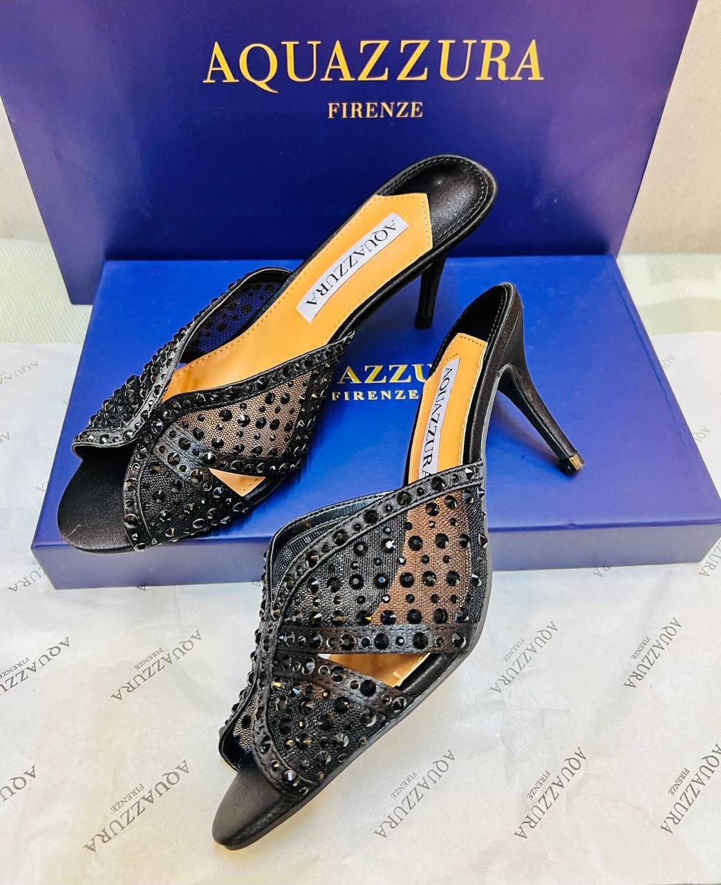 AQUAZZURA 
SIZE 36-41  
140 dhs✅

Zain88
♥️♥️♥️