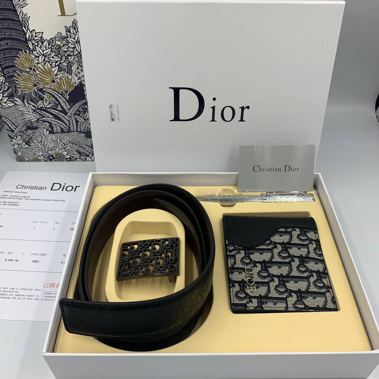 NEW CAME 
BELT, PEN, WALLET SET 
90 dhs🪙💕

WITHBOX
🎁🎁🎁

Zain40
♥️♥️♥️