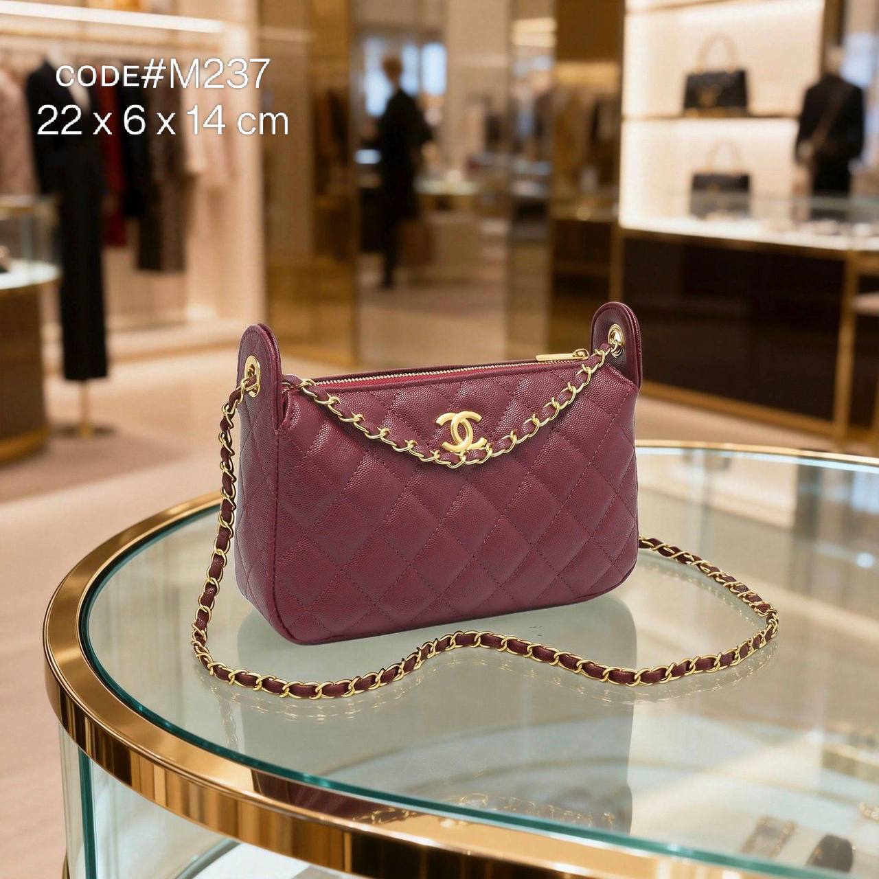 CHANEL ᴄʟᴜᴛᴄʜ ᴄʜᴀɪɴ
sʜᴏᴜʟᴅᴇʀ ᴄʀᴏss ʙᴏᴅʏ ʙᴀɢ
ǫᴜɪʟᴛᴇᴅ ᴄᴀᴠɪᴀʀ ʟᴇᴀᴛʜᴇʀ
ɢᴏʟᴅ ʜᴀʀᴅᴡᴀʀᴇ
sɪᴢᴇ : 22 cm

70 dhs✅

Zain31
♥️♥️♥️