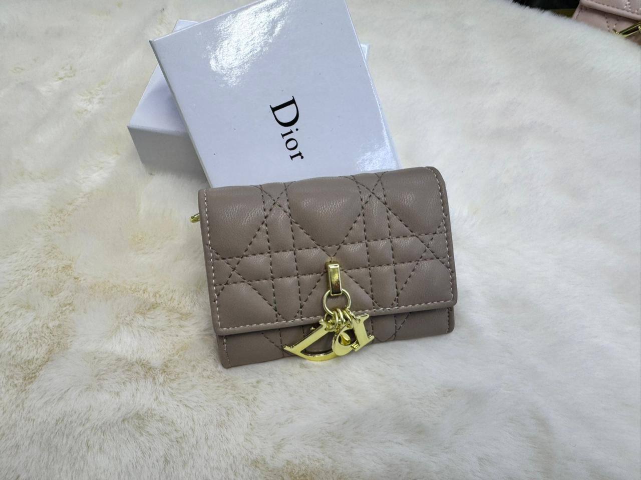 Dior wallet 

With box 
🎁🎁🎁

45 dhs❣️

Zain56
♥️♥️♥️