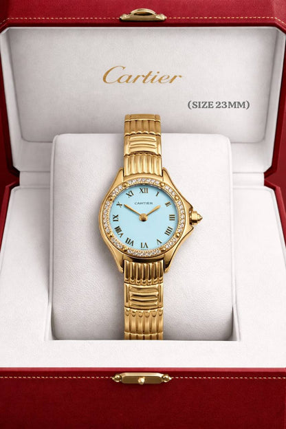 Cartier watch for ladies good quality 
320 dhs💓
 (size 23mm)

Zain59
♥️♥️♥️