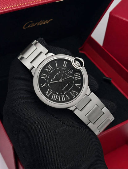 Cartier 
watch for men 
good quality automatic 
260 dhs✅

Zain59
♥️♥️♥️