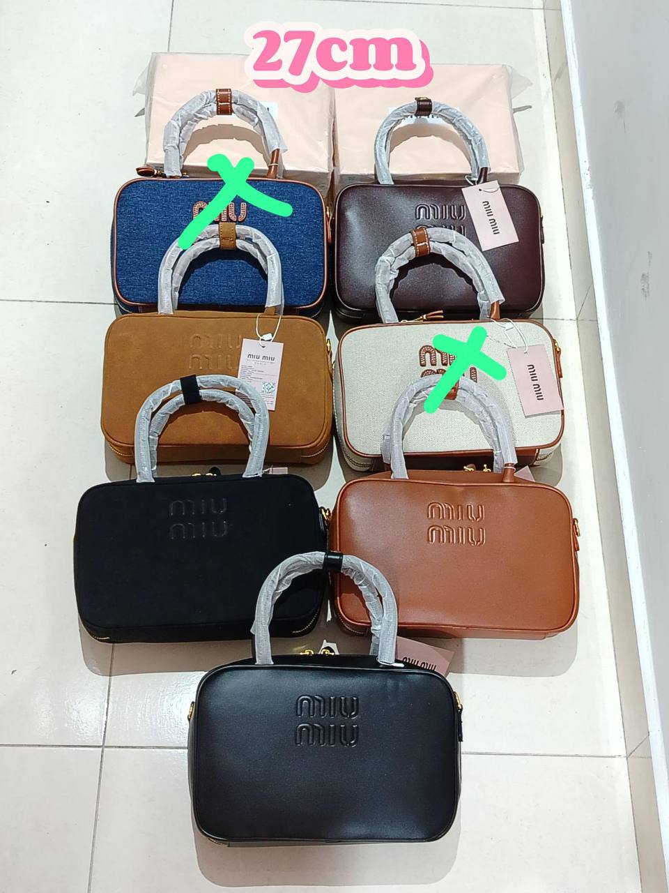 Miu Miu new arrival 
Good quality.”
•27cm.
90 dhs🗽

Zain107
♥️♥️♥️