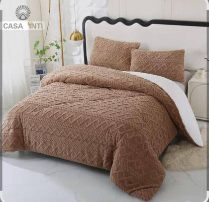 New collection 
Forw a and b 
Full set
King size comfort set 6 pcs 
170 dhs🪙💕

Zain99
♥️♥️♥️