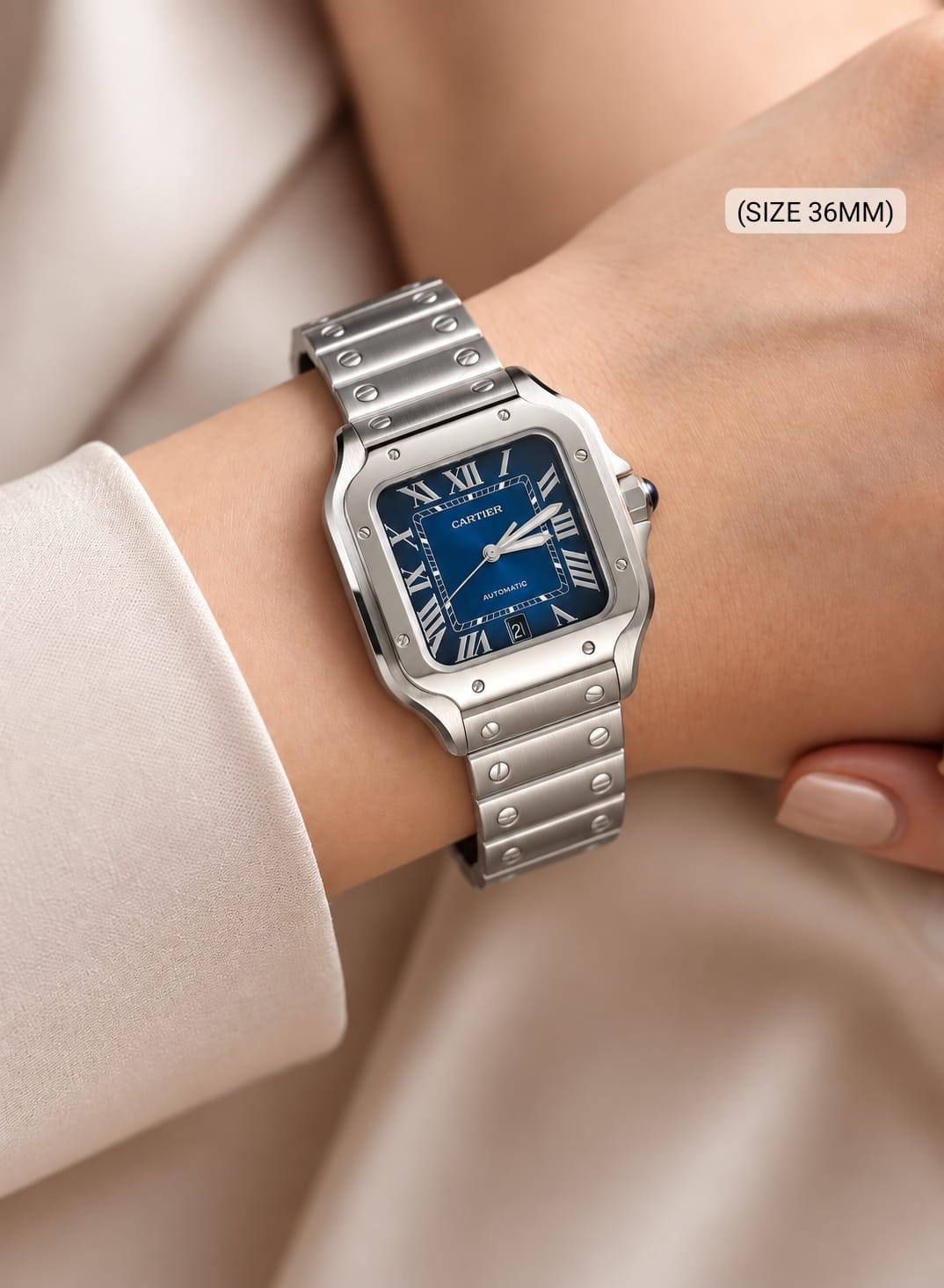 Cartier 

watch for unisex

 good quality 
automatic 

size 36mm
280 dhs🇦🇪🇦🇪

Zain59
♥️♥️♥️