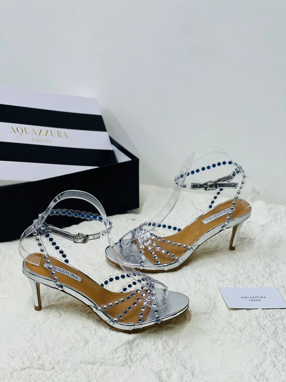 Aquazzura
𝟓𝐂𝐌
💯high quality
Size 36-37-38-39-40-41

130 dhs✅

Zain86
♥️♥️♥️