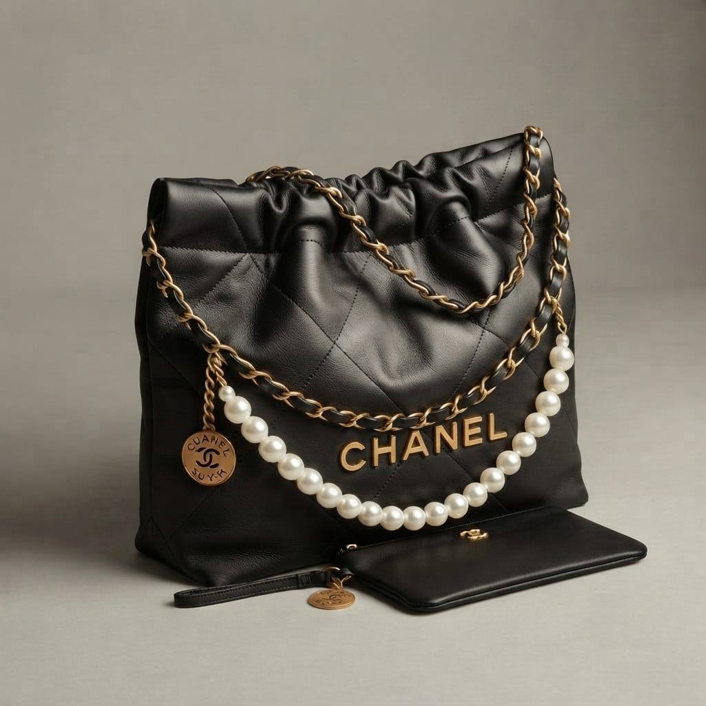 Chanel 22 Hobo
sʜɪɴʏ ᴄᴀʟғsᴋɪɴ ʟᴇᴀᴛʜᴇʀ
ɢᴏʟᴅ ᴛᴏɴᴇ ʜᴀʀᴅᴡᴀʀᴇ
& ᴅɪsᴛɪɴᴄᴛɪᴠᴇ ᴘᴇᴀʀʟ
ɪɴᴛᴇʀʟᴀᴄᴇᴅ ᴄʜᴀɪɴ sᴛʀᴀᴘ
sɪᴢᴇ : 22 cm
ᴡɪᴛʜ BOX

100 dhs✅

Zain31
♥️♥️♥️
