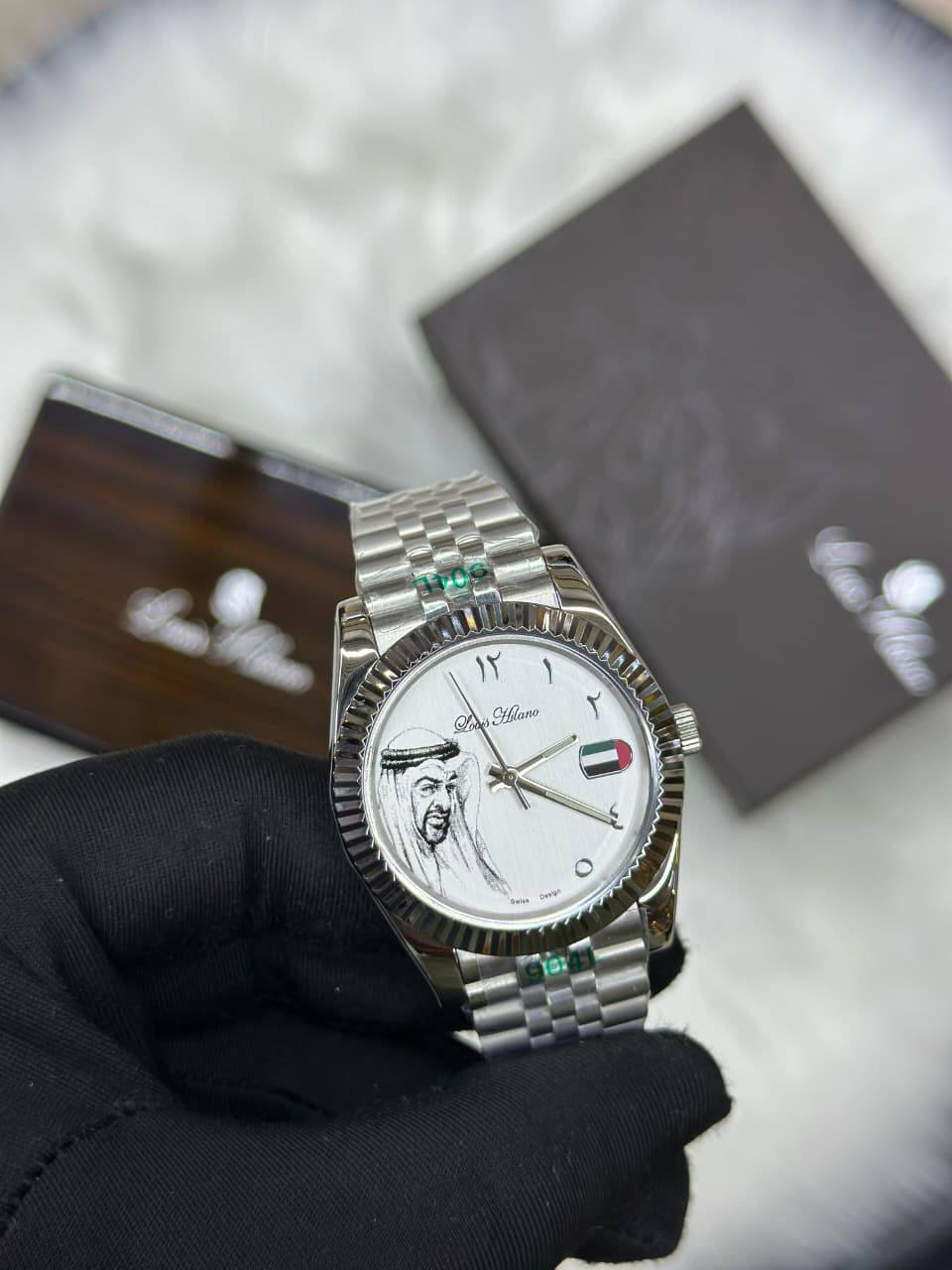 Louis Hilano 
watch for men 
good quality 
270 dhs✅

Zain59
♥️♥️♥️