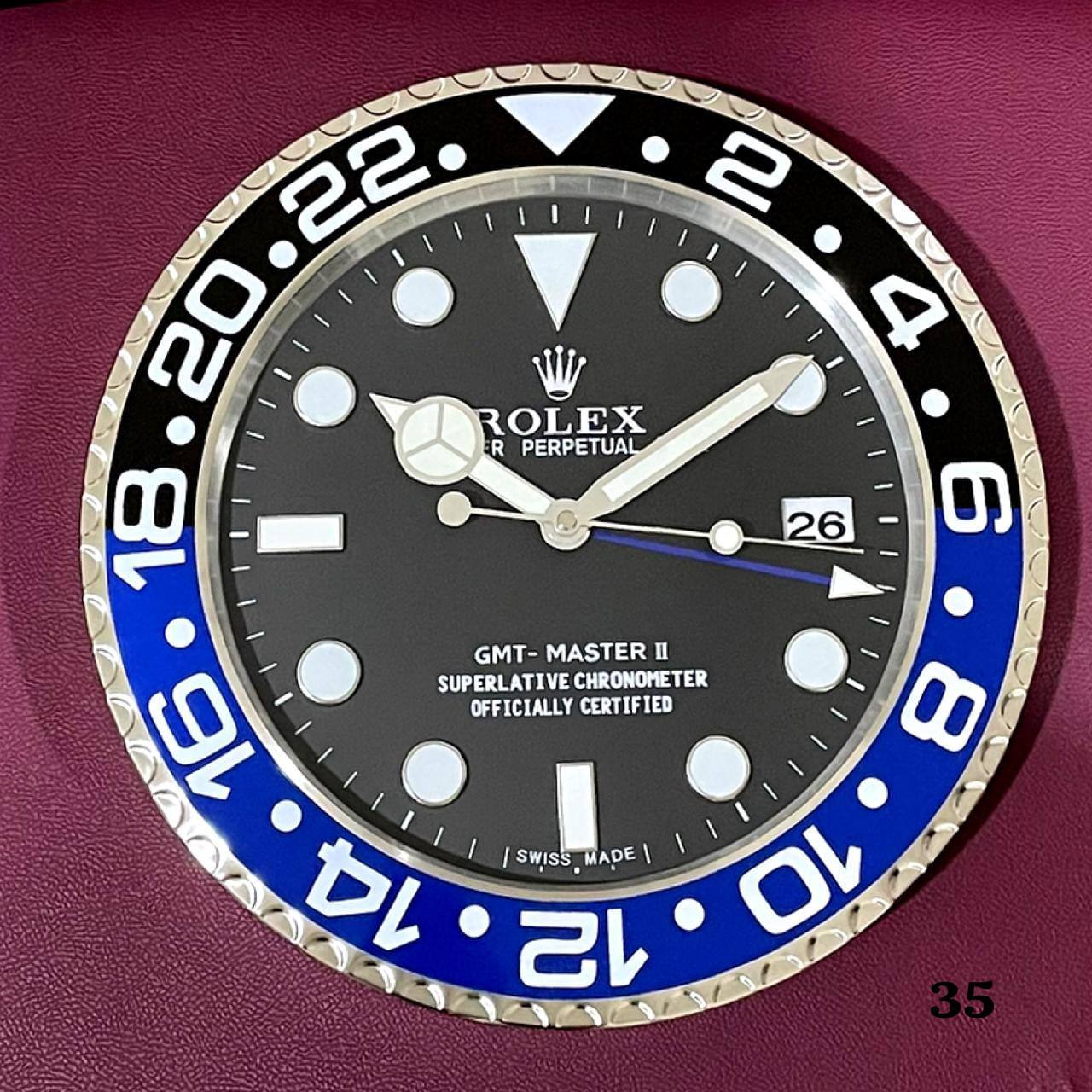 ROLEX WALL CLOCK GOOD QUALITY BATTERY 33CM

220 dhs🪙🌨️

Zain58
♥️♥️♥️