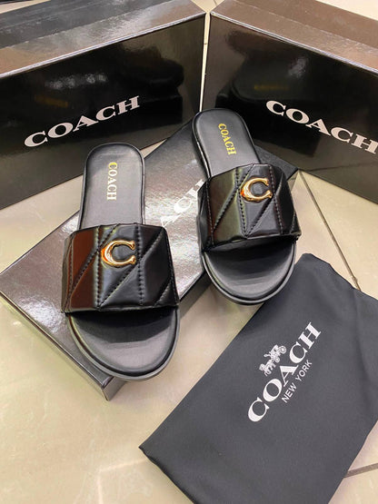 Coach slipper New Arrived
High Quality 
Size 36 To 41
95 dhs🇦🇪🇦🇪

Zain16
♥️♥️♥️