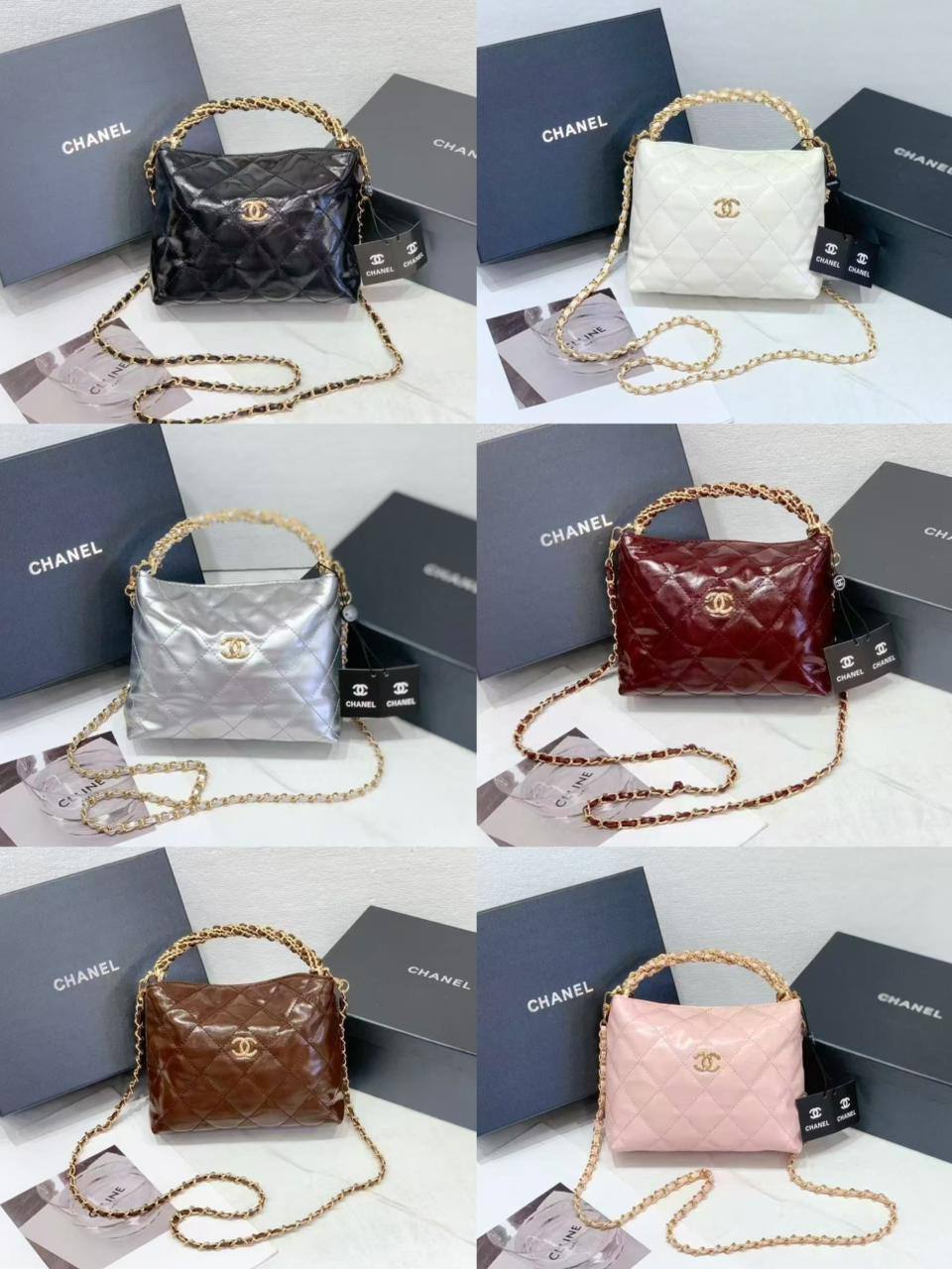Chanel 24B
Size: 18 * 15 * 6 cm
80 dhs🪙🖤
with box🎁

Zain115
♥️♥️♥️