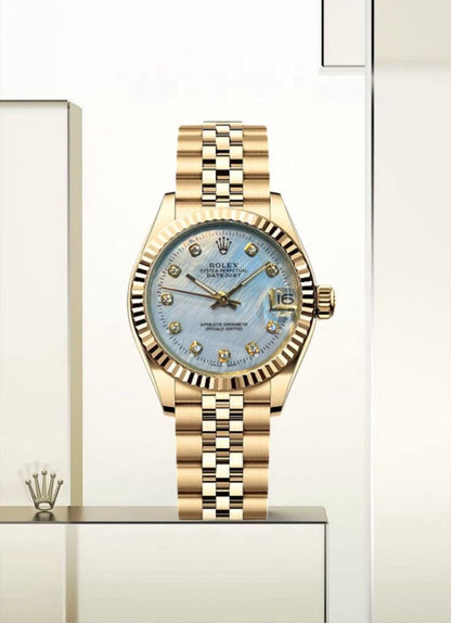Rolex 
For Ladies Automatic 
Good Quality  31mm 
230 dhs🪙🌨️

Zain59
♥️♥️♥️