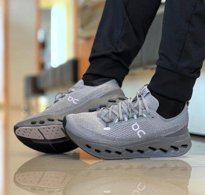 ON Cloudsurfer Max Alloy Asphalt，
Size 36-45 ，
230 dhs❣️

Zain18
♥️♥️♥️