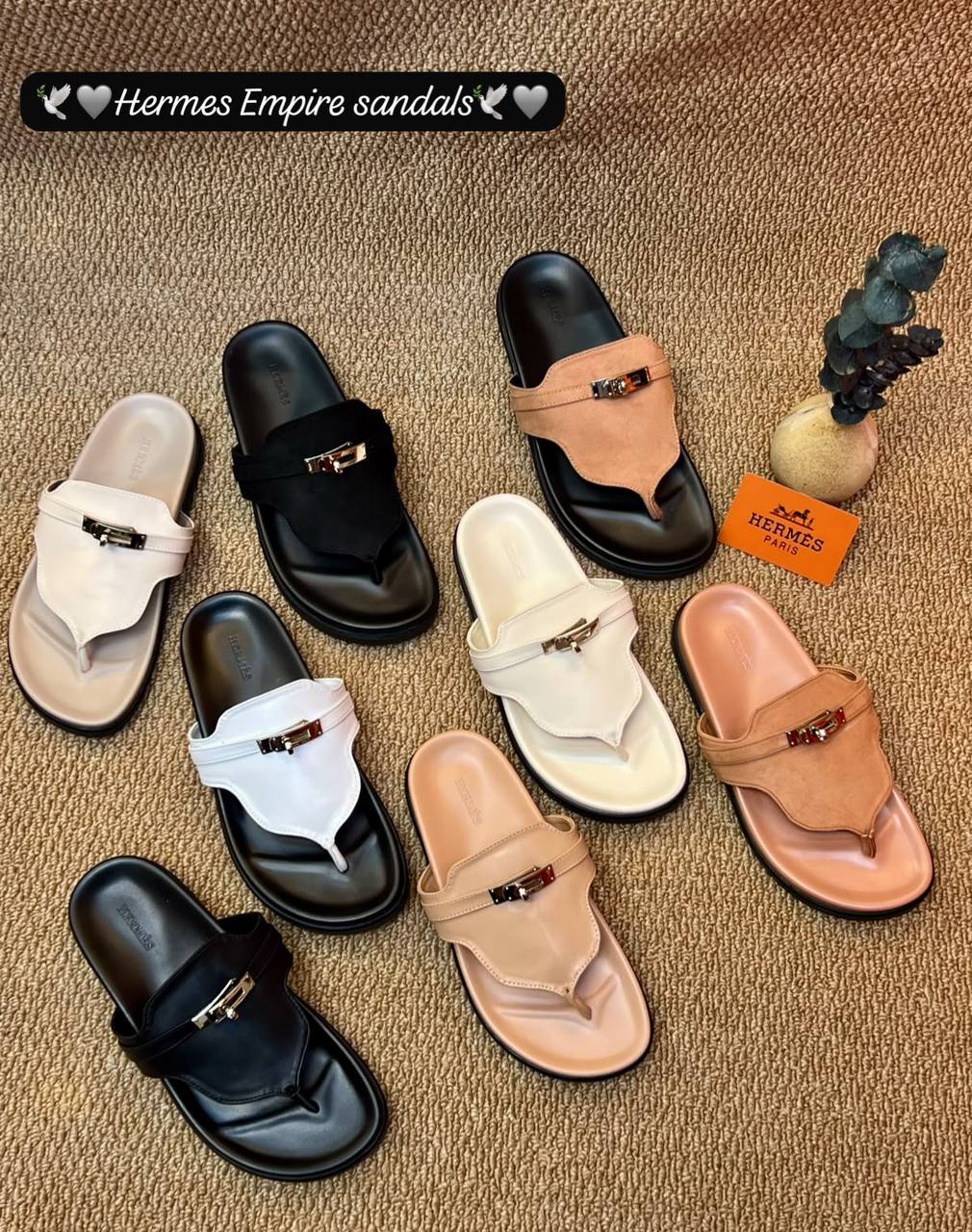 Hermes
Empore sandals
Size 36 to 41

95 dhs💓

Zain236
♥️♥️♥️