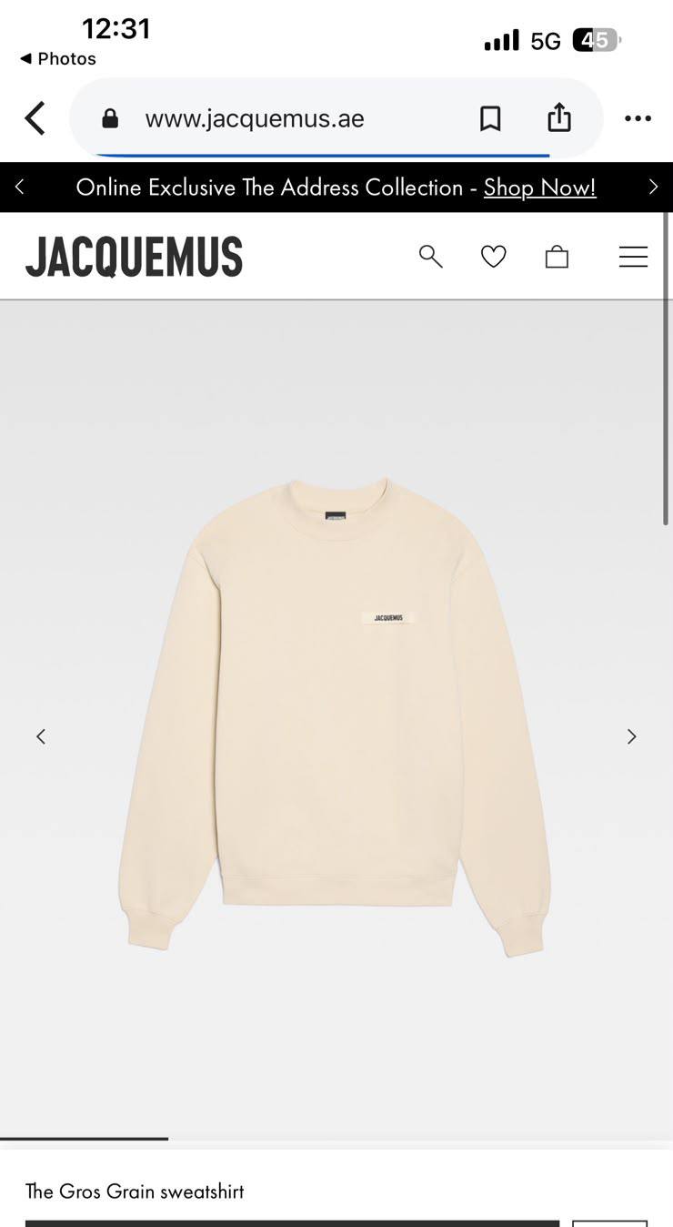 JACQUEMUS ❣️
SUPER MASTER QUALITY ✨
SIZE :S M L XL XXL
380 dhs🇦🇪

Zain327
♥️♥️♥️