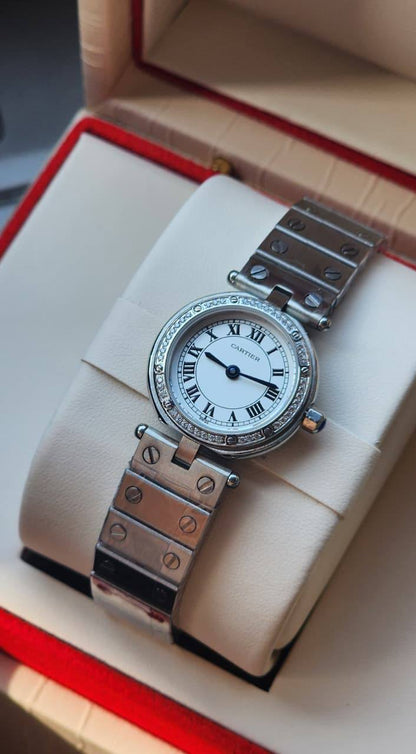 Cartier watch for ladies good quality 
310 dhs✅

Zain59
♥️♥️♥️