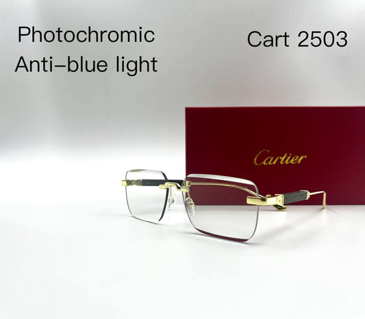 Cartier💥*
Photochromic & Anti-blue light 
Sunglasses 🕶️ 
good quality 💯
With master box 🗃️ 
50 dhs✅

Zain273
♥️♥️♥️