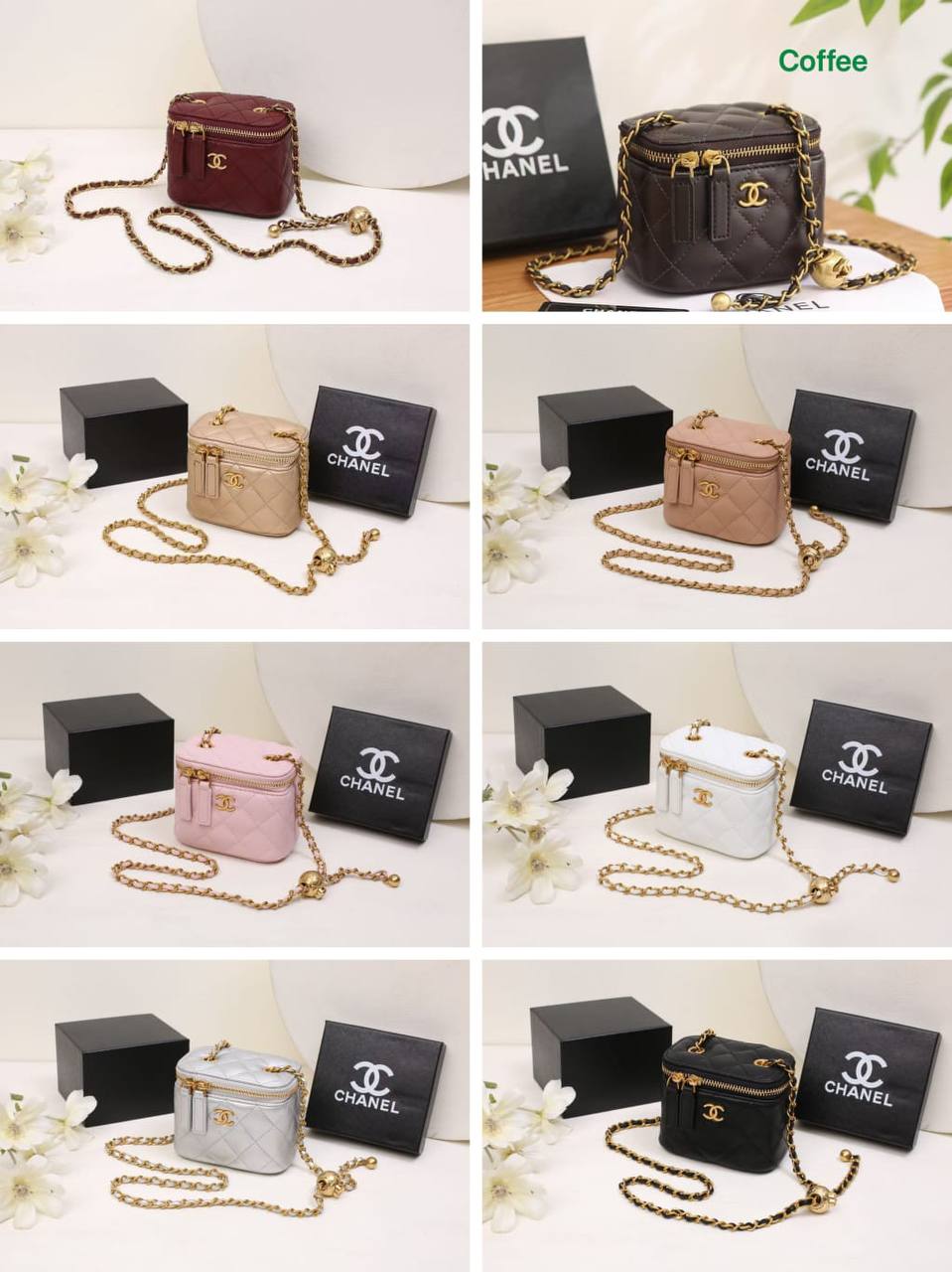 Chanel
with box 
90 dhs✅

Zain168
♥️♥️♥️