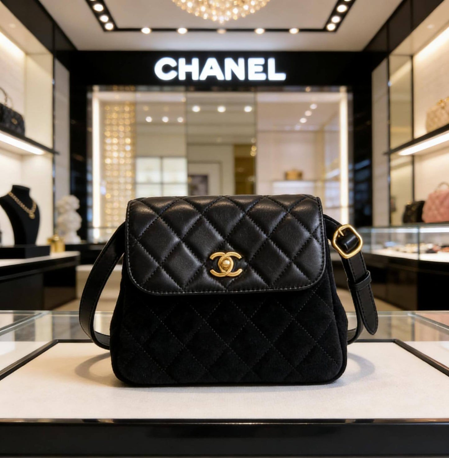 Chanel
110 dhs✅
with box
Size:18.5/7/18

Zain07
❣️❣️❣️