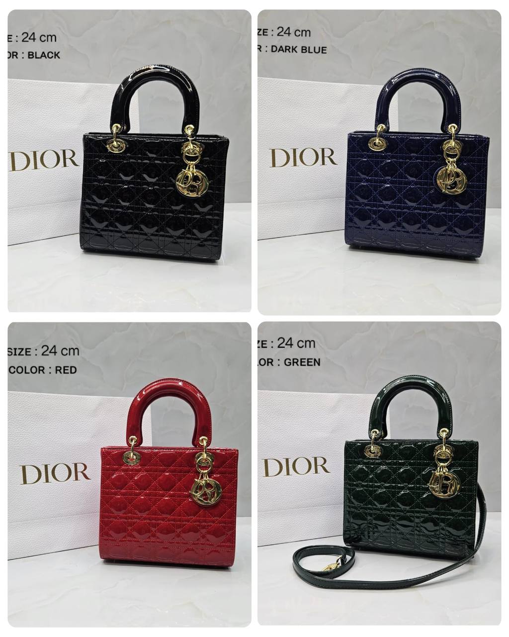 dior
ɢʟᴏssʏ ᴍᴀᴛᴇʀɪᴀʟ
ᴡɪᴛʜ ʟᴏɴɢ ʙᴇʟᴛ sᴛʀᴀᴘ
sɪᴢᴇ: 24 cm
ᴡɪᴛʜᴏᴜᴛ ʙᴏx

105 dhs🪙💕

Zain31
♥️♥️♥️