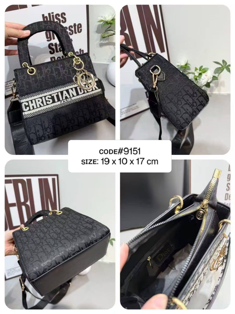 CHRISTIAN LADY DIOR
ᴄᴀɴᴠᴀs ᴍᴀᴛᴇʀɪᴀʟ
ɢᴏʟᴅ ʜᴀʀᴅᴡᴀʀᴇ
ᴡɪᴛʜ ʟᴏɴɢ ᴡᴇʙ sᴛʀᴀᴘ
sɪᴢᴇ : 19 cm

75 dhs🪙🌨️

Zain31
♥️♥️♥️