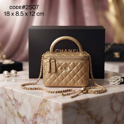 Chanel ᴠᴀɴɪᴛʏ
ᴛᴏᴘ ʜᴀɴᴅʟᴇ ʙᴀɢ
ǫᴜɪʟᴛᴇᴅ ʟᴀᴍʙsᴋɪɴ ᴍᴀᴛᴇʀɪᴀʟ
ɢᴏʟᴅ ʜᴀʀᴅᴡᴀʀᴇ
ᴡɪᴛʜ ʙᴀʟʟ ᴀᴅᴊᴜsᴛᴀʙʟᴇ
ᴄʜᴀɪɴ ʟᴇᴀᴛʜᴇʀ sᴛʀᴀᴘ
sɪᴢᴇ : 18 cm
ᴡɪᴛʜ BOX

80 dhs✅

Zain31
♥️♥️♥️