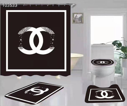 New collection 🔥🔥🔥🔥
Bathroom full set 
 1 Carten size 180*180
3 carpet 
Full set 4pcs 
140 dhs🪙💕

Zain99
♥️♥️♥️