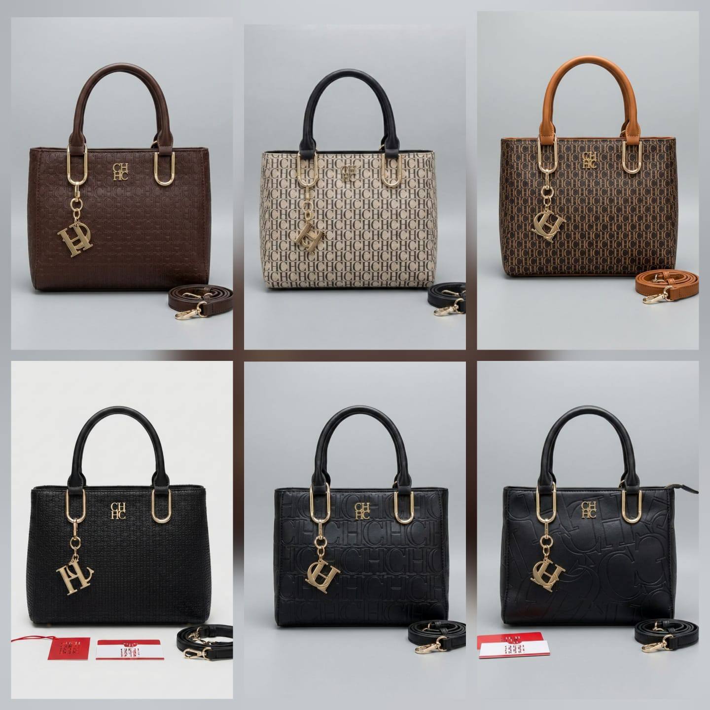 CH Carolina Herrera
Top Hand Carry Bag
With Long Belt Strap
Gold Hardware & Chain Logo
NO BOX
Size: 25 cm

100 dhs🇦🇪🇦🇪

Zain239
♥️♥️♥️