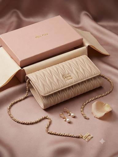 NEW CAME 
MIU MIU BAG
GOOD QUALITY 
55 dhs✅
WITHBOX
SIZE- 20*12*3

Zain40
♥️♥️♥️