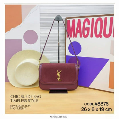 YSL - YVES SAINT LAURENT
sᴏʟғᴇʀɪɴᴏ sᴀᴛᴄʜᴇʟ
sᴜᴇᴅᴇ ᴀɴᴅ ᴄᴀʟғsᴋɪɴ ᴍᴀᴛᴇʀɪᴀʟ
ɢᴏʟᴅ ʜᴀʀᴅᴡᴀʀᴇ
ʜᴀᴠᴇ ᴅᴏᴜʙʟᴇ ʙᴇʟᴛ sᴛʀᴀᴘ
sɪᴢᴇ : 26 cm

70 dhs💓

Zain31
♥️♥️♥️